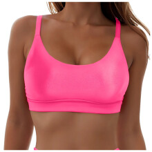 Γυναικείο Μαγιό με Αθλητικό Σουτιέν - Crop Bikini Top Only Modest Μαγιό 2025 με Τετράγωνη
