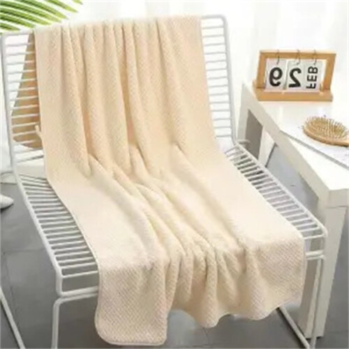 Microfiber Bath Towel Beige 27.5 x 55 inches