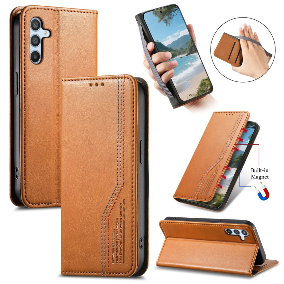 Samsung Galaxy A54 5G Leather Flip Case With Wristband And 941196968890