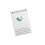 Grønt hjerteformet papirgavekort 1