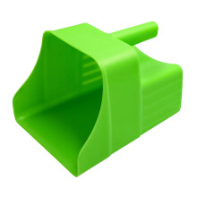 Plastic Feed Heavy Duty Handle Durable Ice Scooper for Commercial Restaurant and Food Service Large Capacity Green