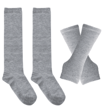 1 Set Kids Soccer Socks and Gloves Suits Child Knee High Tube Socks Toddler Girls Uniform Socks Cotton Sport Stocking for Boys/ #J02