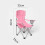 2 Pack Kids Pink Folding Camping Chairs 2