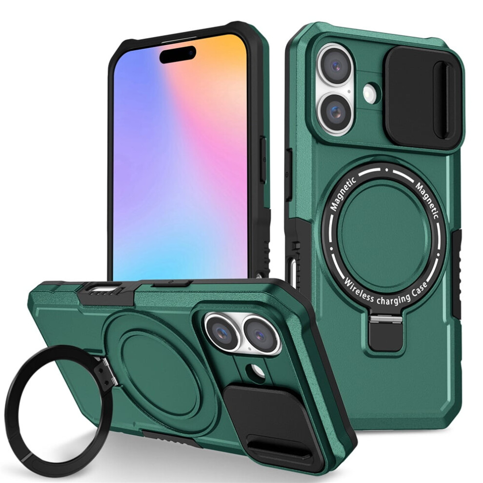 Iphone 16 6.1 Inch Case With Sliding Camera Cover Magsafe 9336866139037