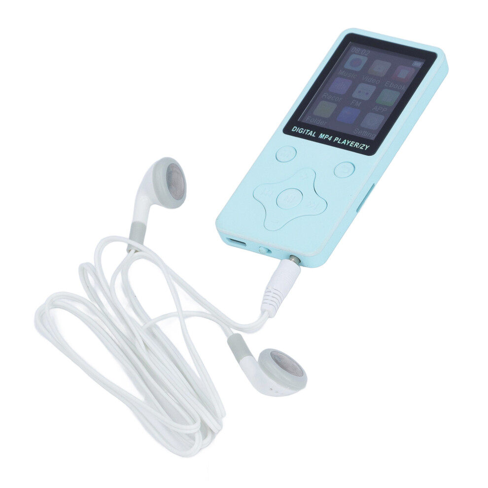 32Gb Tooth Mp3 Mp4 Player 1.8" Screen Hifi Music Box Blue 4221387173675