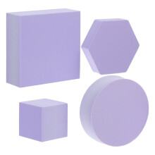 1 Set Of Small Backdrop Boards Product Photography Geometry Foam Photo Base Photo Booth Supply Desktop Small Geometry Base Photo Props