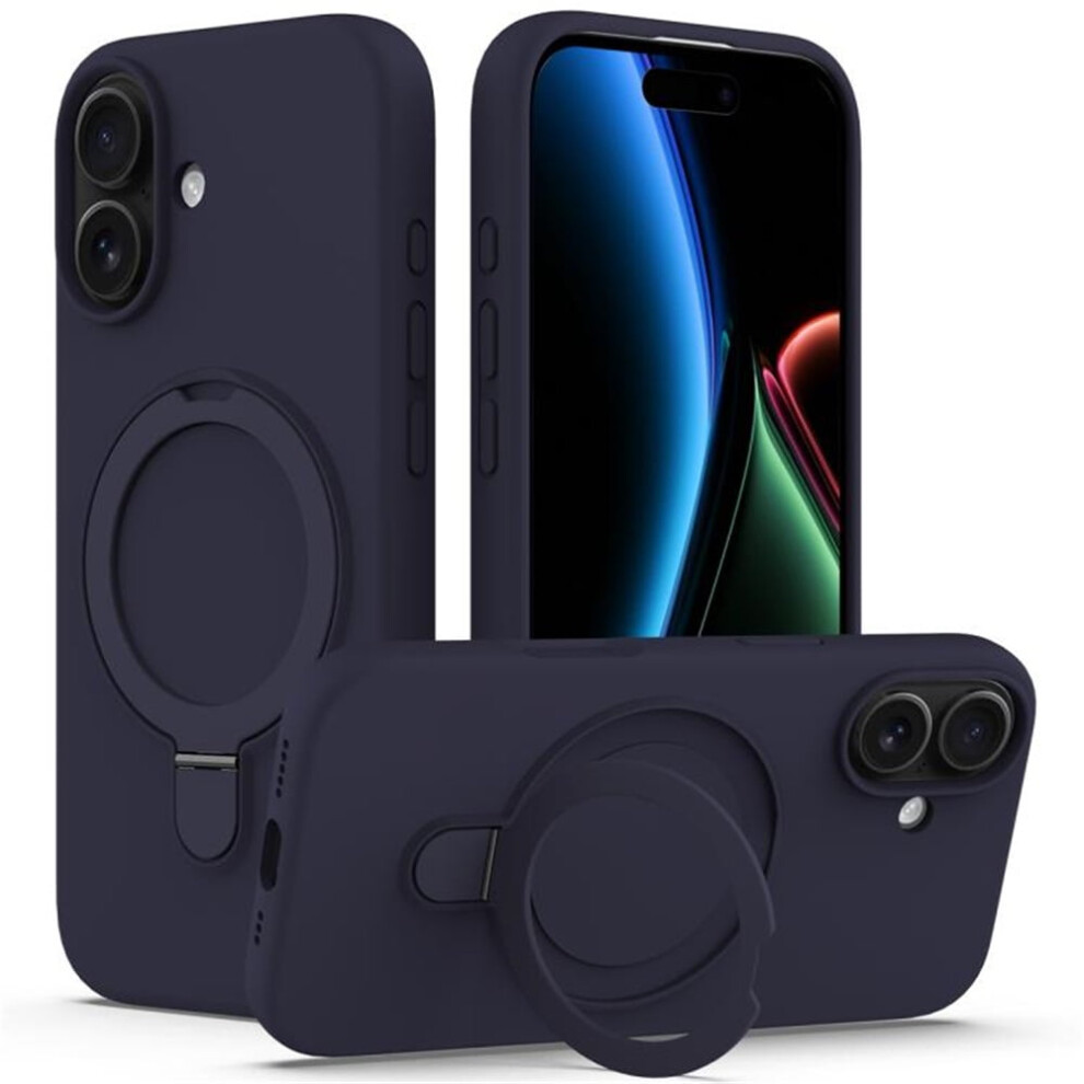 Magnetic Liquid Silicone Case For Iphone 17 Midnight Blue 9180435652911