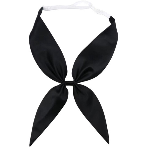 Women's Classic Bow Tie Shirt Solid Bowknot Business Top