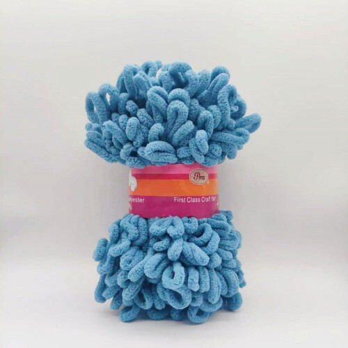 Chenille Loop Yarn Puffy Chunky Soft Light 1 Roll 26ft