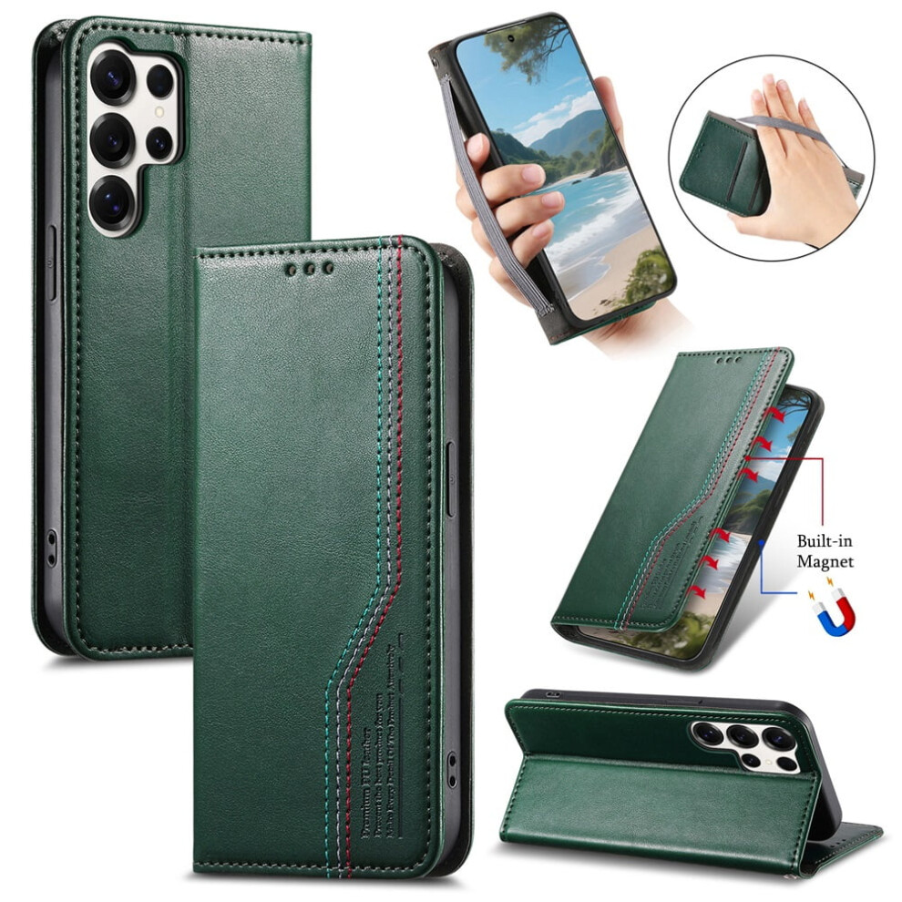 Samsung Galaxy S25 Ultra 5G Leather Flip Case With 9418476956638