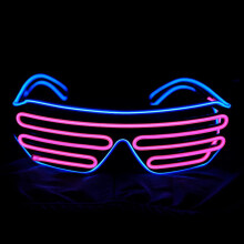 led light up glasses party,led glasses for adults party, Luminous Glasses For Parties, EL Glasses Costumes for Party