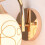 Gold LED Wall Sconce Model 111V-240V, 13x16cm 6
