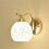 Gold LED Wall Sconce Model 111V-240V, 13x16cm 8