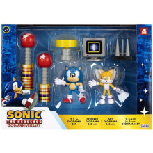 Sonic Diorama-Set mit Sammelfiguren und Zubehör