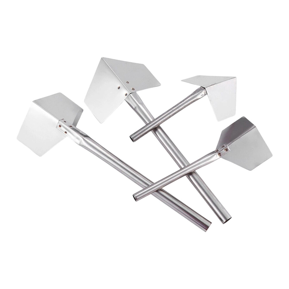 4 Pieces Drywall Corner Tool Hand Trowel Plastering Scraper Rustproof Steel For Inside Outside Corner Finishing 9485826596387