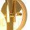 Gold LED Wall Sconce Model 111V-240V, 13x16cm 13