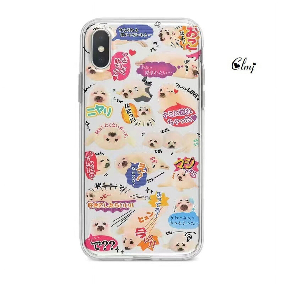 Cute Rabbit Seal Phone Case Compatible With Iphone 14 Plus, 11Â13 Pro, Xs, Xr & Samsung Galaxy S21/S22 Â Cartoon Animal Silicone Cover 9165521608393