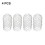 4 Pack Aluminum Gutter Guards Leaf Filter Mesh Cover for Downspout Drain Pipe Protection 2-4 Inch Fits Rectangular & Circular Gutters 1