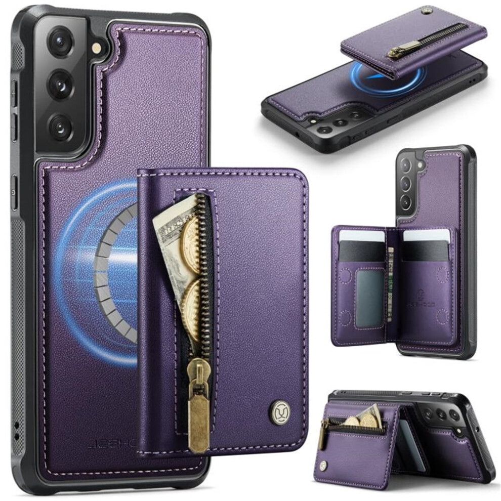 Samsung Galaxy S21+ 5G Magsafe Leather Wallet Case With 9130661369718