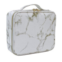 Pu Professional Toiletry Bag with Partitions for Women