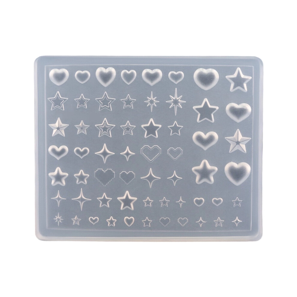 Silicone Nails Embellishment Molds Bowknot Theme Small Accessories Crafting Molds Present for Beauty Enthusiasts