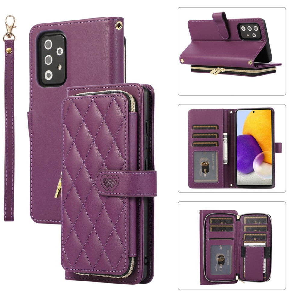 Wallet Case For Samsung Galaxy A72 5G 6.7 Inch With Wrist 9180435655967