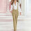 Women's Solid Jumpsuit with Front Zipper and Adjustable 1