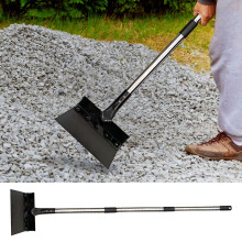 Ice Scraping Head Ice Chopper Head Heavy Duty Garden Cleaning Scraping Tool Snow Spade for Patio Roads Farms Driveway Garages