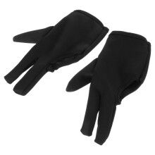 2Pcs Hair Curling Mitts Black Heat Proof Gloves for Professional Barber Use