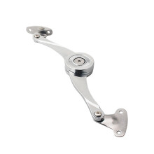 Adjustable Cabinet Hinges for Kitchen Doors – Random Stop, Polish Zinc Alloy, Silver, Compatible with Standard Cabinets
