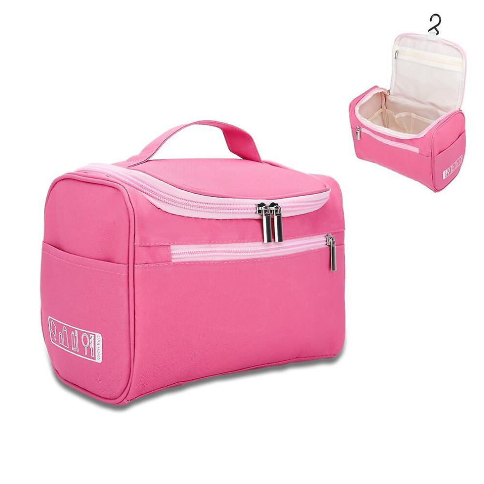 Cosmetic Bag Portable Polyester Toiletry Bag with Handle