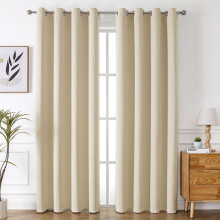 51x39 Inch Light Blue Curtain Panels - Thermal Insulated Bedroom Drapes with Grommets, Elegant Sheer Overlay Curtains for Windows (Set of 2)