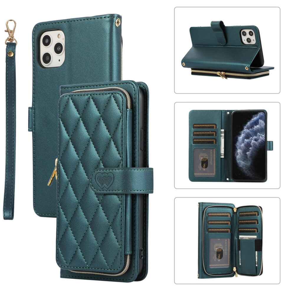Leather Wallet Case For Iphone 11 Pro 5.8" With Strap And 9 9170372619672
