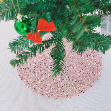 Glittriga paljetter till julgranskjol – Traditionell julgransdekoration med glitter och paljetter för jul, vinter och nyårsfester
