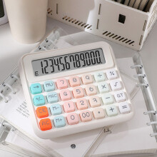 Large Screen Desktop Calculator with Double Tilt Stand, 12-Digit Display, and 240 Functions for Office, School, and Financial Use
