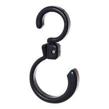 Gancio pieghevole portatile con rotazione a 360 gradi, gancio appendiabiti multifunzionale, pieghevole e portatile, in plastica resistente, design