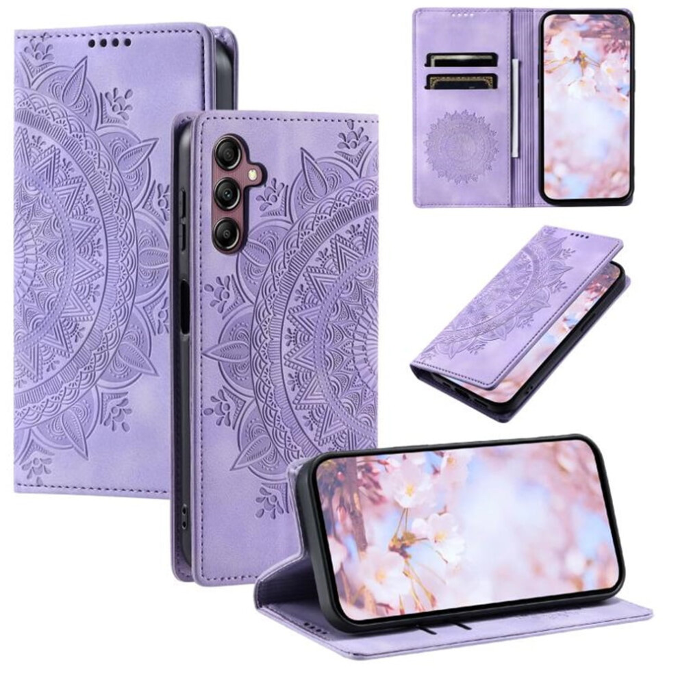 Pu Leather Flip Wallet Case For Samsung Galaxy S26 Purple 9170372621262