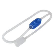 Handpomp voor het afvoeren van water uit aquariums/vistanks, grindreiniger, sifonpomp met filter