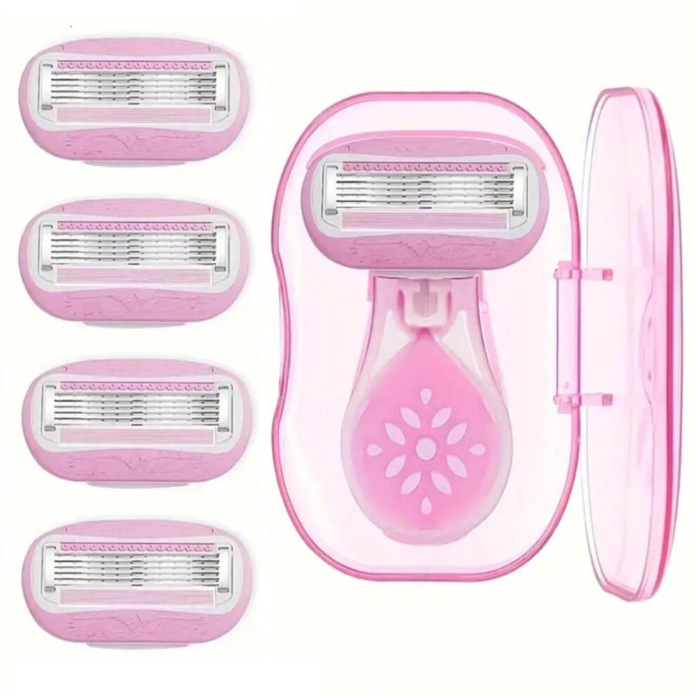 Razor Set with 1 Handle and 5 Replacement Blades