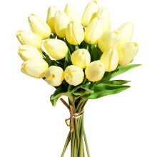 10 st konstgjorda tulpanblommor, äkta tulpanblommor, bordsdekorationer heminredning inomhusblomsterarrangemang dekorationer