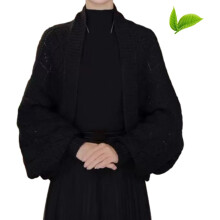 Manteau châle tricoté ajouré tendance, cardigan châle ample tricoté pour femme, cardigans pour femmes