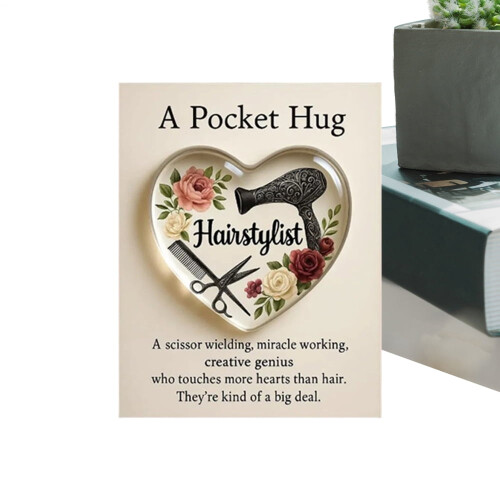 Σετ δώρου κομμωτηρίου Pocket Hug με κάρτα καρδιάς
