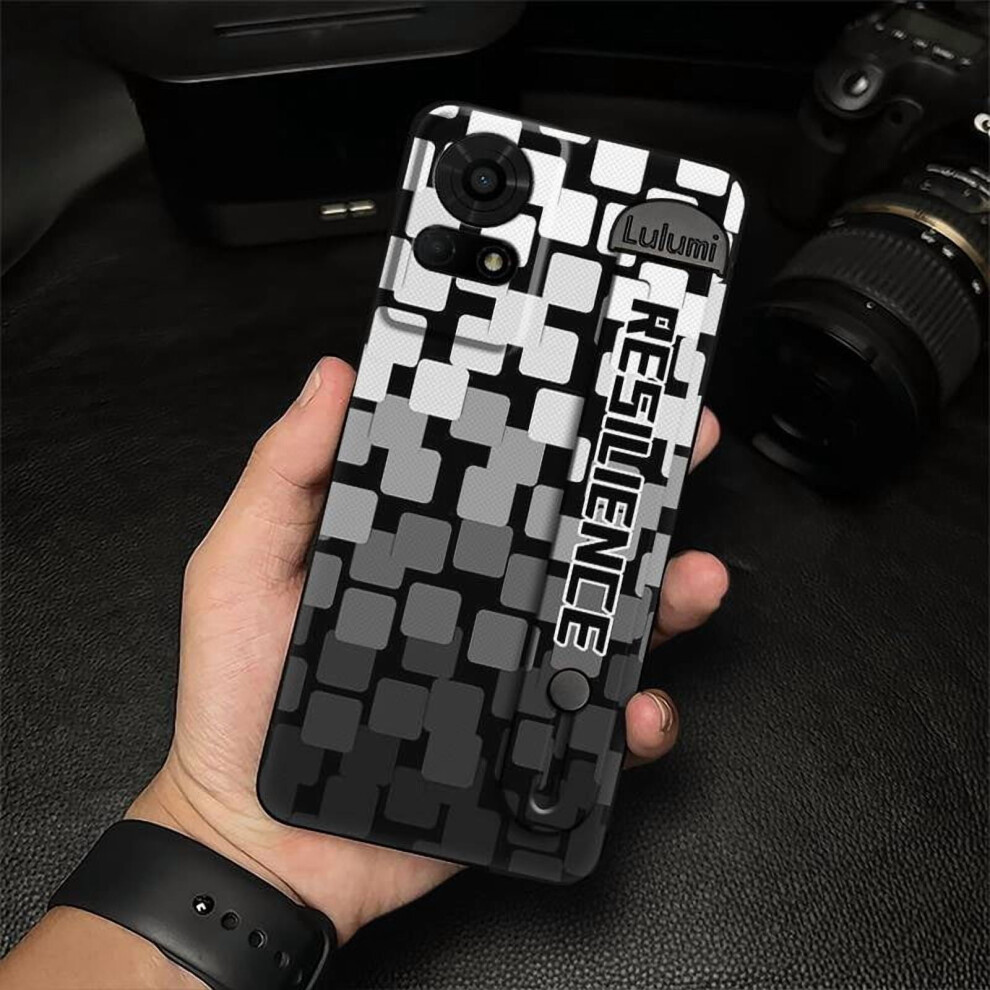 Phone Case Compatible With Tcl 50Le/T510spp – Shockproof Silicone Back Cover, Anti-Dust, Anti-Knock, Masculine Geometry Design 9170372104918