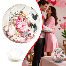 DIY Scented Arrangements Candle Holders Candlesticks Glass Cups Empty Cups Preserved Flower Materials Jelly Containers Craft Material Set