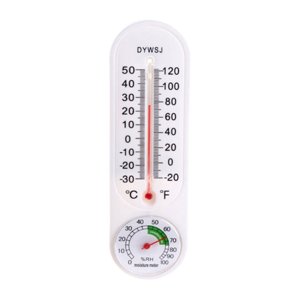 Indoor Vertical Thermometer Hygrometer Wall-Mounted Greenhouse Temperature And Humidity Meter 9170372105878