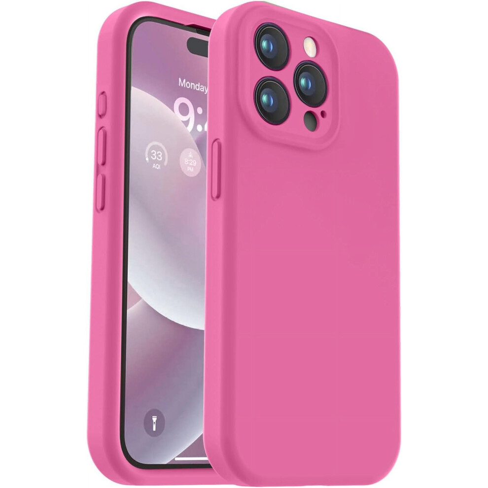 Compatible With Iphone 15 Pro Max Case Â Premium Silicone, Camera Protection, Soft Microfiber Lining, Shockproof Â 6.7" 9170372106066