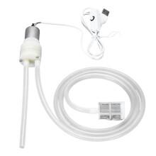 Portable Electric Siphon Self Priming Pump, Beverage Transfer Pump, USB, Lightweight, Low Noise, Pump for Beverage, with Silicone Tube