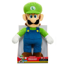 Super Mario Luigi Jumbo-Plüschtier, 50 cm, weich und kuschelig