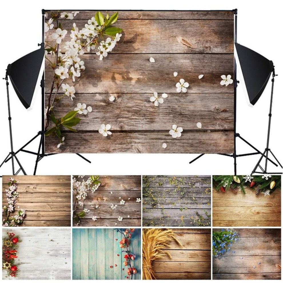 Imitation Wood Photography Props 3D Photo Background Cloth Presentation Grain 9425574211507
