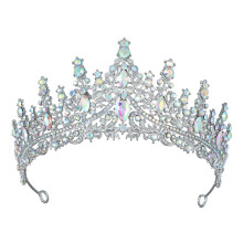 Tiaras for Women, Crowns for Women, Prom Accessories, Women Hair Accessories Ladies Girls Headwear, Princess Costume Women, Gray One Size